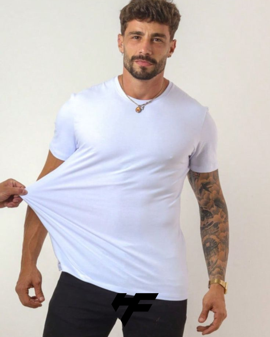 Camiseta Malha Peruana Premium - Vermelho