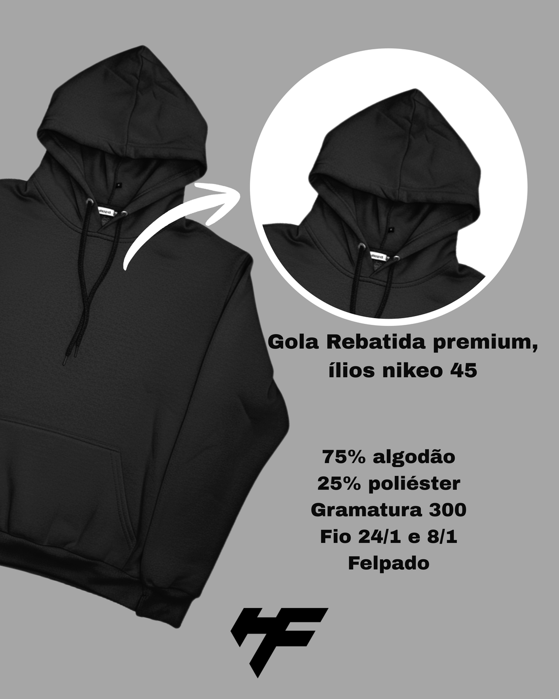 Blusa Moletom Canguru Premium - Azul Bebê