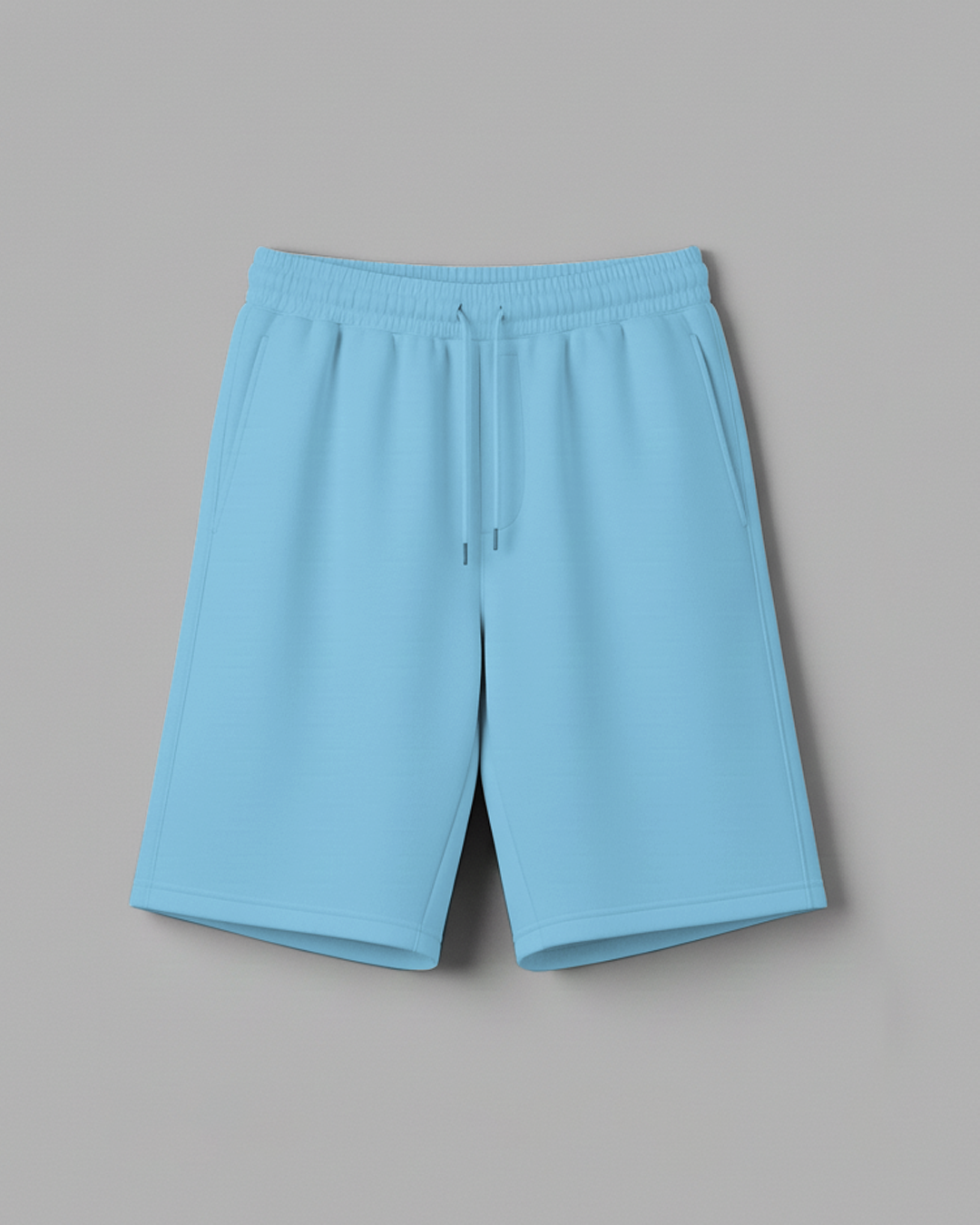 Bermuda Moletom - Azul Bebê