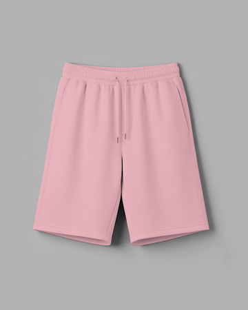 Bermuda Moletom - Rosa Bebê