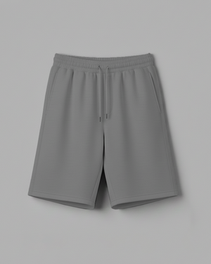 Bermuda Moletom - Cinza