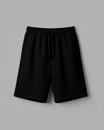 Bermuda Moletom - Preto