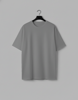Camiseta Básica - Cinza