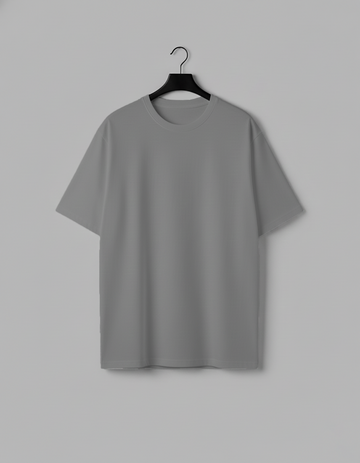 Camiseta Básica - Cinza