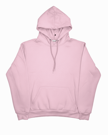 Blusa Moletom Canguru Premium - Rosa Bebê