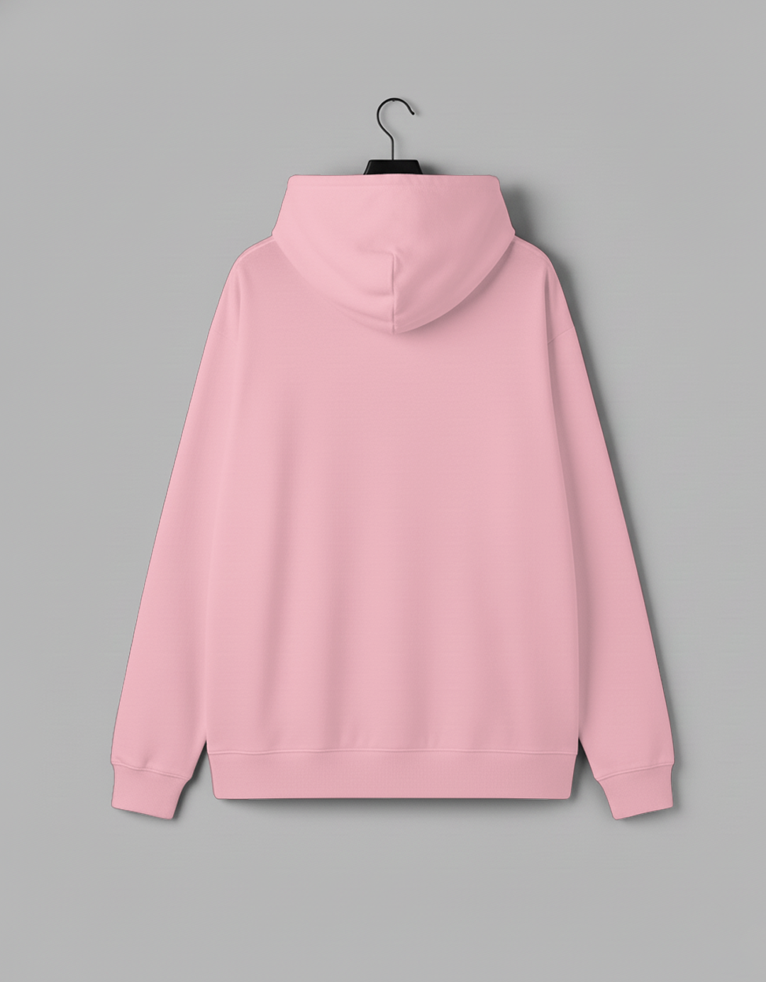 Blusa Moletom Canguru - Rosa Bebê