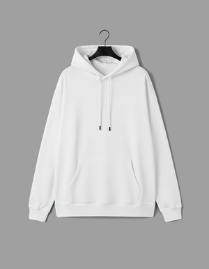 Blusa Moletom Canguru - Branco