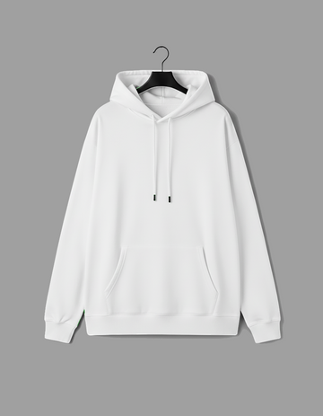 Blusa Moletom Canguru - Branco