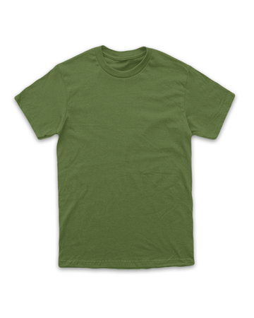 Camiseta 100% algodão 30.1 Penteado - Verde Musgo