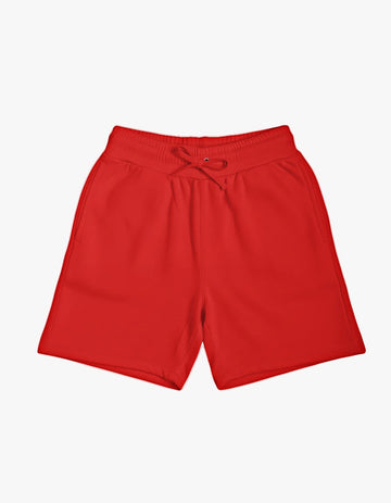 Bermuda Moletom Premium - Vermelho
